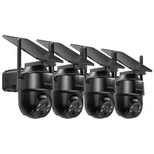 Easy Setup Wireless Outdoor Camera with Color Night Vision