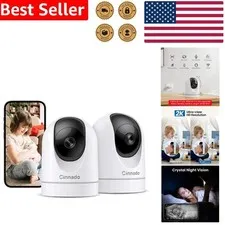 Secure 2K Indoor Camera Baby Monitor Pet WiFi 2-Way Audio Siren Motion Detection