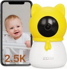 ZOSI C516 2.5K 4MP Plug-in PT Wireless Security Indoor Two-Way Talk Camera