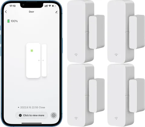 Wifi Door Sensor, Tuya Smart Door Window Sensor,Wireless Window Sensor Real-Time