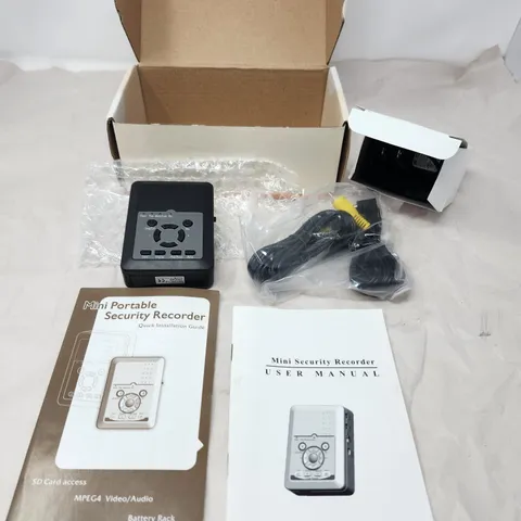 Secumate Mini Portable Security Recorder Tested and Working Open Box