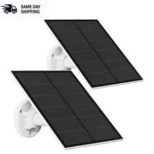 Durable  Solar Panel Kit for Security Cameras - Continuous Charging Solution