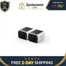 eufy Security SoloCam S220 2-Cam Pack, Solar Wireless Outdoor Camera