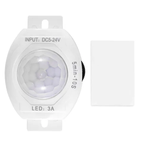 PIR Infrared Motion Sensor Detector DC5-24V Auto on Off Timer  Home LED9364