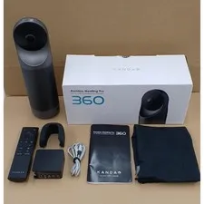 Kandao Meeting Pro 360° 4K Webcam AI Tracking 8-Mic Noise Canceling Used