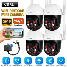 1/2/3/4x 5MP Ultra HD WiFi Camera 6 LED Fill Light Indoor Outdoor Home Security