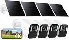 Anona 4K Solar Security Cameras Wireless Outdoor 2 Way Audio Night Vision 24/7