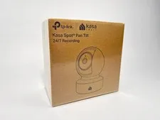 Kasa Smart Indoor Pan-Tilt Security Camera 1080p HD Night Vision WiFi EC71 Black