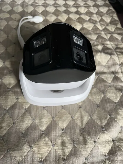 4K Dual-Lens Panoramic PoE Security Camera with 180° View Brand New No Box!!!!!!