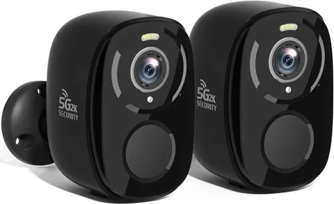 Rraycom 2 Pack 5G/2.4G WiFi Security Cameras Wireless Outdoor 2K Battery Powered