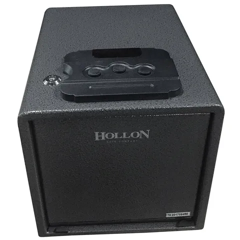 Hollon PB20 Pistol Safe Steel 3‑Digit Push Button Entry Override Key