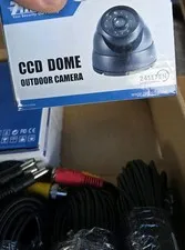 NEW Zmodo Dome Outdoor Camera Kit Weatherproof Infrared Night Vision 3.6mm Lens