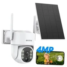4MP Solar Security Cameras Outdoor Wireless, 9000mA Battery for WiFi Camera,