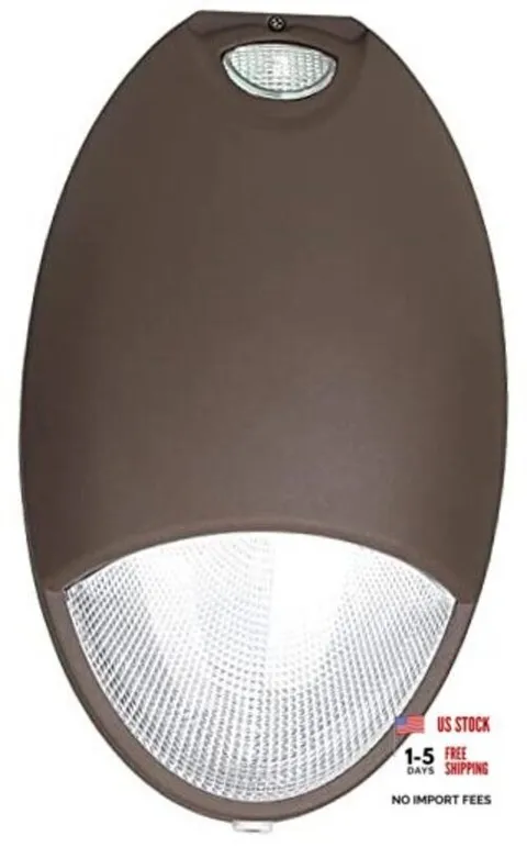Self-Test LED Emergency Light with Battery Backup & Photocell - Self Test 1 Pack