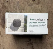 Blink Outdoor 4 Wireless Wi-Fi 1080p Outdoor Battery Camera, Black, Alexa