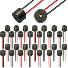 30Pcs DC 12V Electronic DC Buzzer 5v Alarm Active Piezo Beep Sound ABS Housin...
