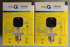 myQ Indoor Camera Gen2 Access Monitoring In & Outdoor Garage Home Night Day 2 Pk