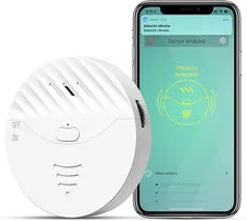 Wifi Door Window Alarm: Smart Window Alarm,Vibration Sensors with 130Db Alarm an