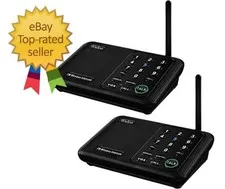 Wireless Home Intercom System 1 Mile Range 10 Channels 2 Pack