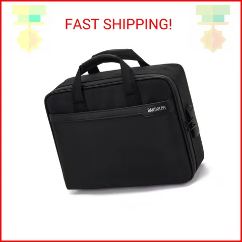 BARDOLPH Document Organizer，Document Box with Lock，Portable Home Travel Safe Sto