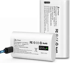 A Artman 2 Pack 7000mAh Removable Battery for Wyze Battery Cam Pro/Wyze