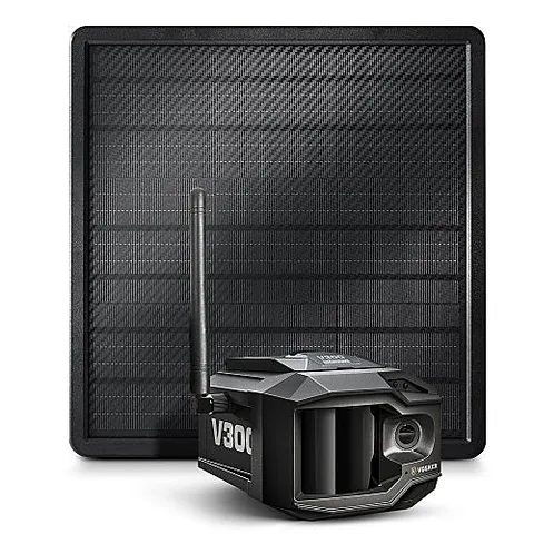 VOSKER V300 Ultimate Solar 4G LTE Cellular Outdoor Security Camera + Power Bank
