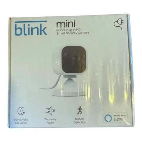 Blink BCM00300U Mini Indoor Plug-in Smart Surveillance Camera NEW SEALED