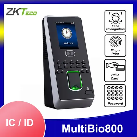 ZKTeco TCP/IP ID/C/ADMS Multibio800 Face Time Attendance & Access Control