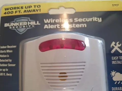 Wireless Security Driveway Alert System 400ft Range Bunker Hill Brand NEW Sealed