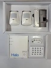 Halo Wireless Home Security Alarm System Kit - 104dB Smart Alarm, Keypad, PIR Se