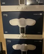 3 PACK X Ring Floodlight Cam Pro Wired 2nd Gen Retinal 4K White NEW Free Shipped