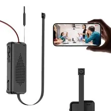 4K HD Mini WiFi Security Camera - Portable Wireless Indoor, Motion Alerts, Remot