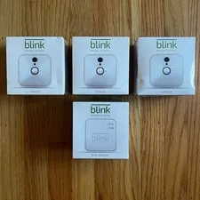 Blink HD Video Wireless Security Camera (3) and Sync Module - Brand New (Sealed)