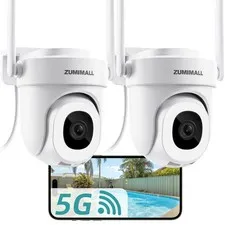 2K Wired Outdoor , 2.4G/5G WiFi , 3MP, 24/7 Recording, AI Motion Detection, C...