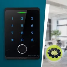 HOMSECUR Outdoor RFID Card Reader Keypad Access Touch Panel Door Entry Control