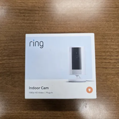 Ring Indoor Cam 2nd Gen White 1080p HD Plug-In Security Camera Factory Sealed