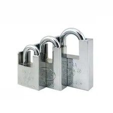 Keyed Padlock Waterproof Antirust Anti-Theft Lock Pry Door Lock Head Window Lock