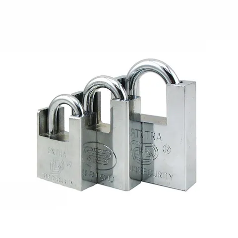 Keyed Padlock Waterproof Antirust Anti-Theft Lock Pry Door Lock Head Window Lock