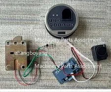 Round Gun Cabinet, Fireproof Safe with Fingerprint Password Lock & Delay Feature