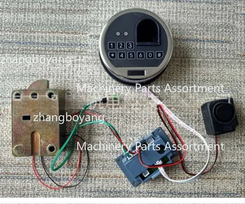 Round Gun Cabinet, Fireproof Safe with Fingerprint Password Lock & Delay Feature