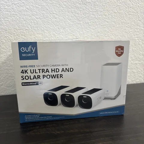 eufy S330 eufyCam 3 Wireless 4K Security Camera Integrated Solar Panel 3-Cam Kit