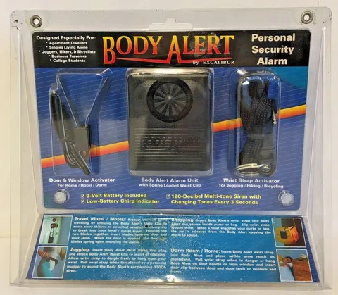  Body Alert Personal Security Alarm By Excalibur NEW Unopened Original Package