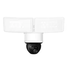 E340 Outdoor Hardwired Floodlight Security Camera with Pan and Tilt Dual Lens 2,