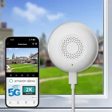 2K Indoor Dome Security Camera, WiFi 5GHz/2.4GHz, Night Vision, Motion Detection
