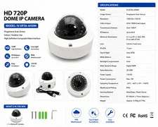 IDView 720P AHD 3.6mm Lens IP66 IR  Vandal Proof Dome Camera