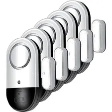 120 dB Wireless Door & Window Alarm Sensor 5 Pack – Secure Your Home with Ease