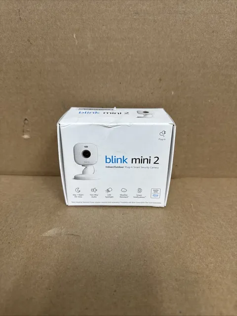 Blink Mini 2 Security Camera Webcam 1080p Home Pet Cam With Mic (26D)