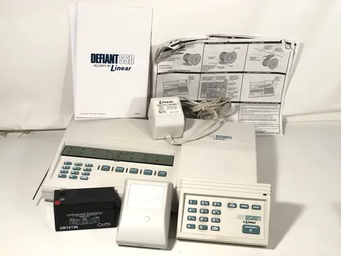 Linear Defiant 1704 SSD Security Resident System Receiver Hub Sensor Remote Pad