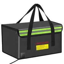 Cndhdok 500 350 300Mm Ebike Battery Safe Bag Fireproof Charging Lipo Bag Large