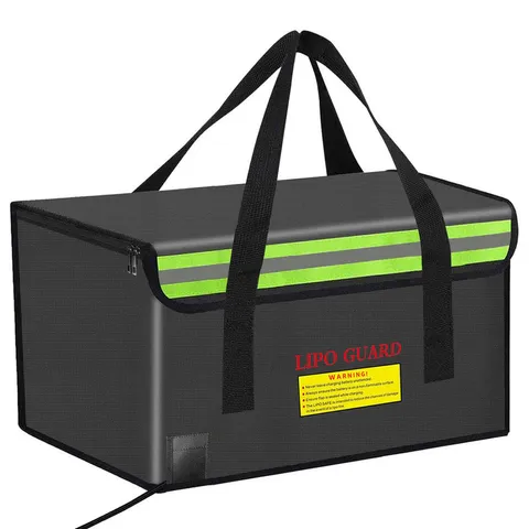 Cndhdok 500 350 300Mm Ebike Battery Safe Bag Fireproof Charging Lipo Bag Large
